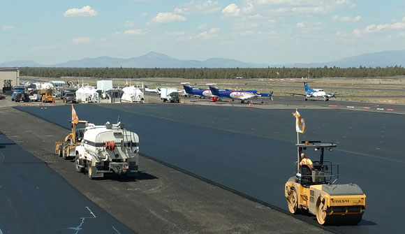 Construction at the airport.