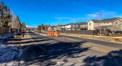 Empire Boulevard construction between 18th Street and Purcell Boulevard.