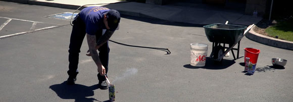 Firefighter lighting legal firework