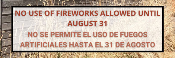 Fireworks are banned in the City of Bend until August 31