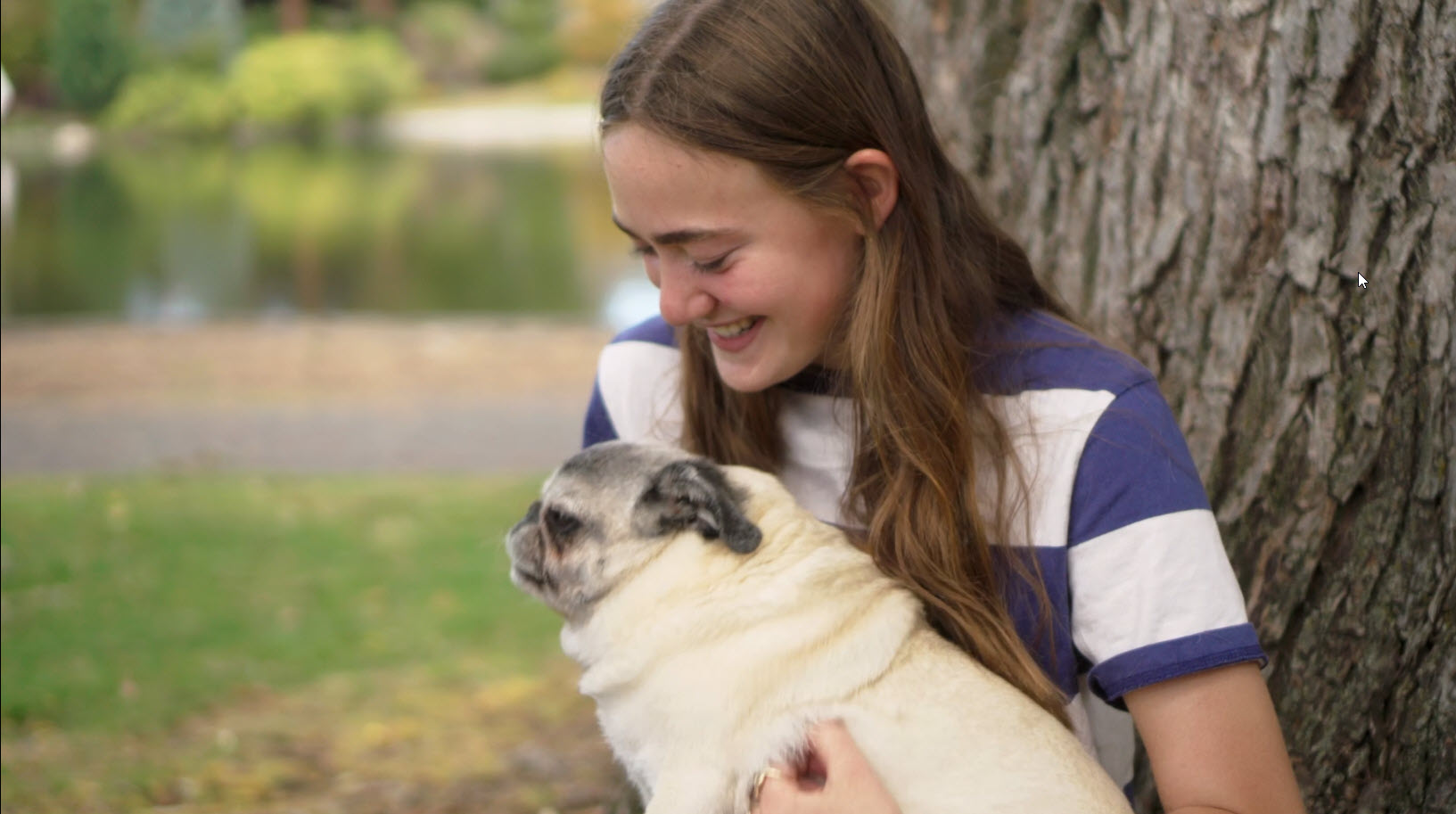 Sophie and dog Molly Student Film Winners