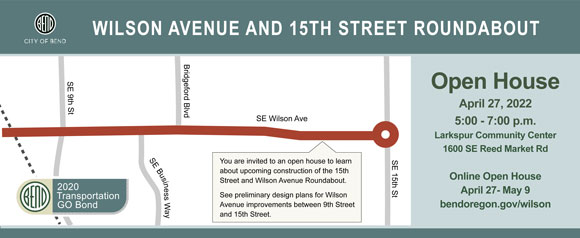 Map of the Wilson Ave. Corridor Project.