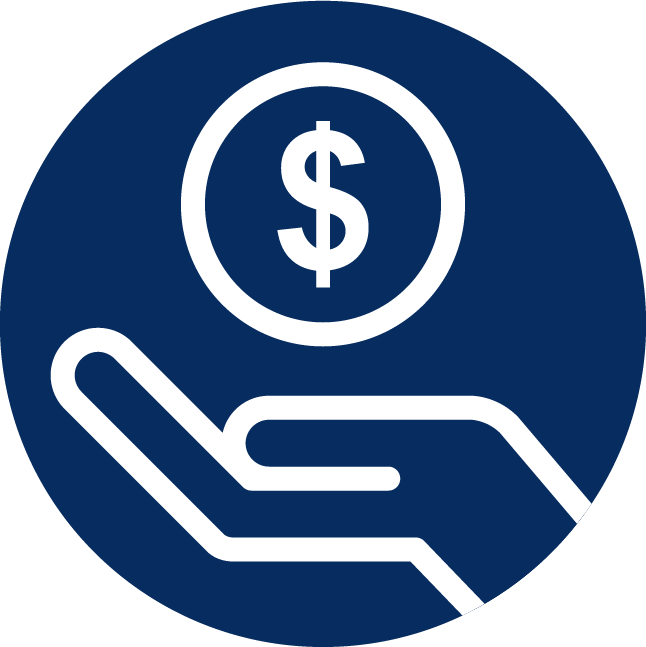 Hand with Money icon