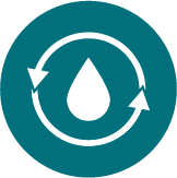 Circle One Water Recycle-Web Icon