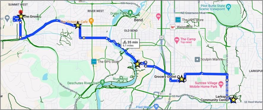 SE Route Map