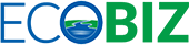 EcoBiz blue and green logo