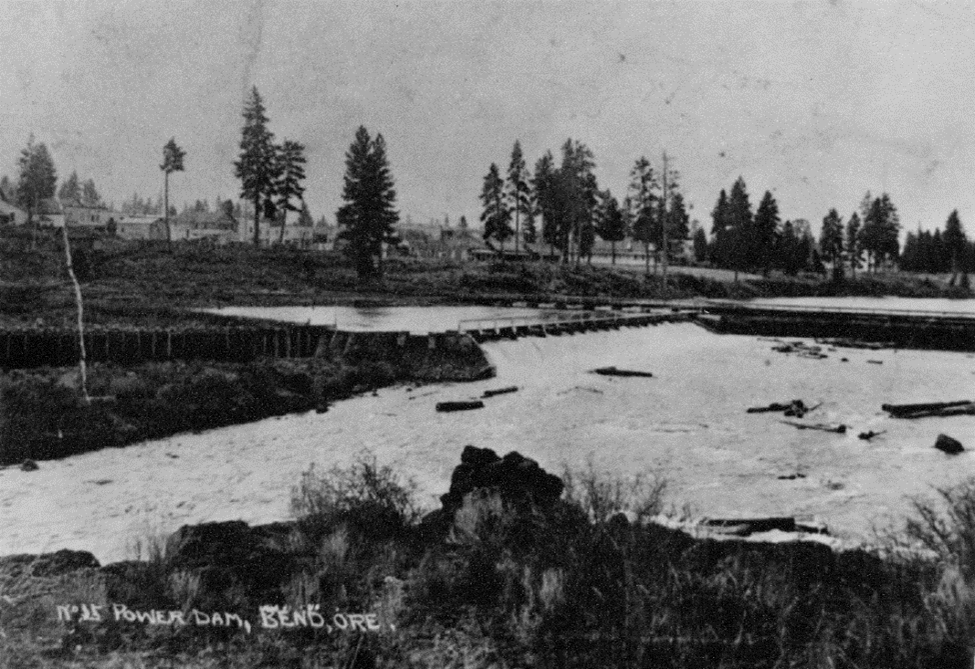 historical dam and river