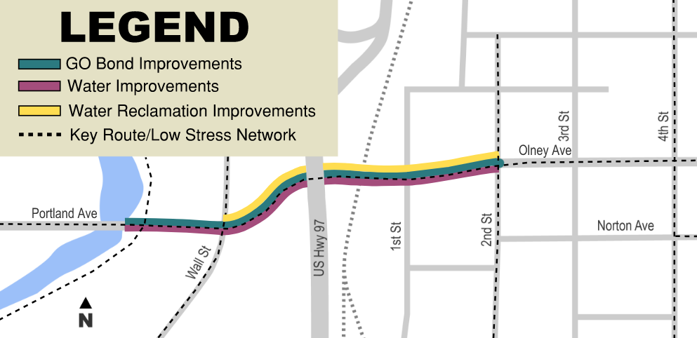 Olney project map