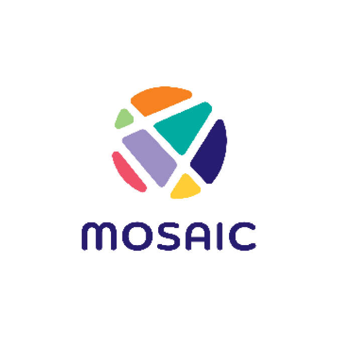 Mosaic logo.