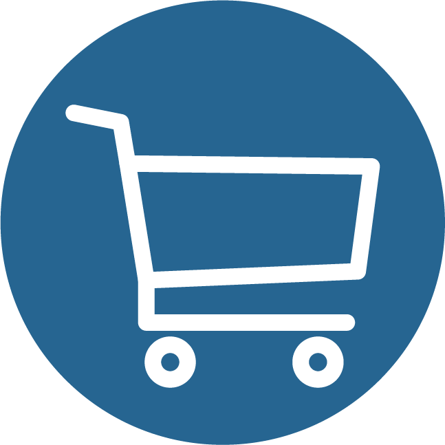 Icon depicting a shopping cart