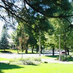 View of Riverside Blvd from Drake Park