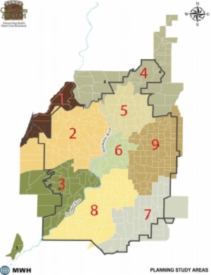 Study Areas Map