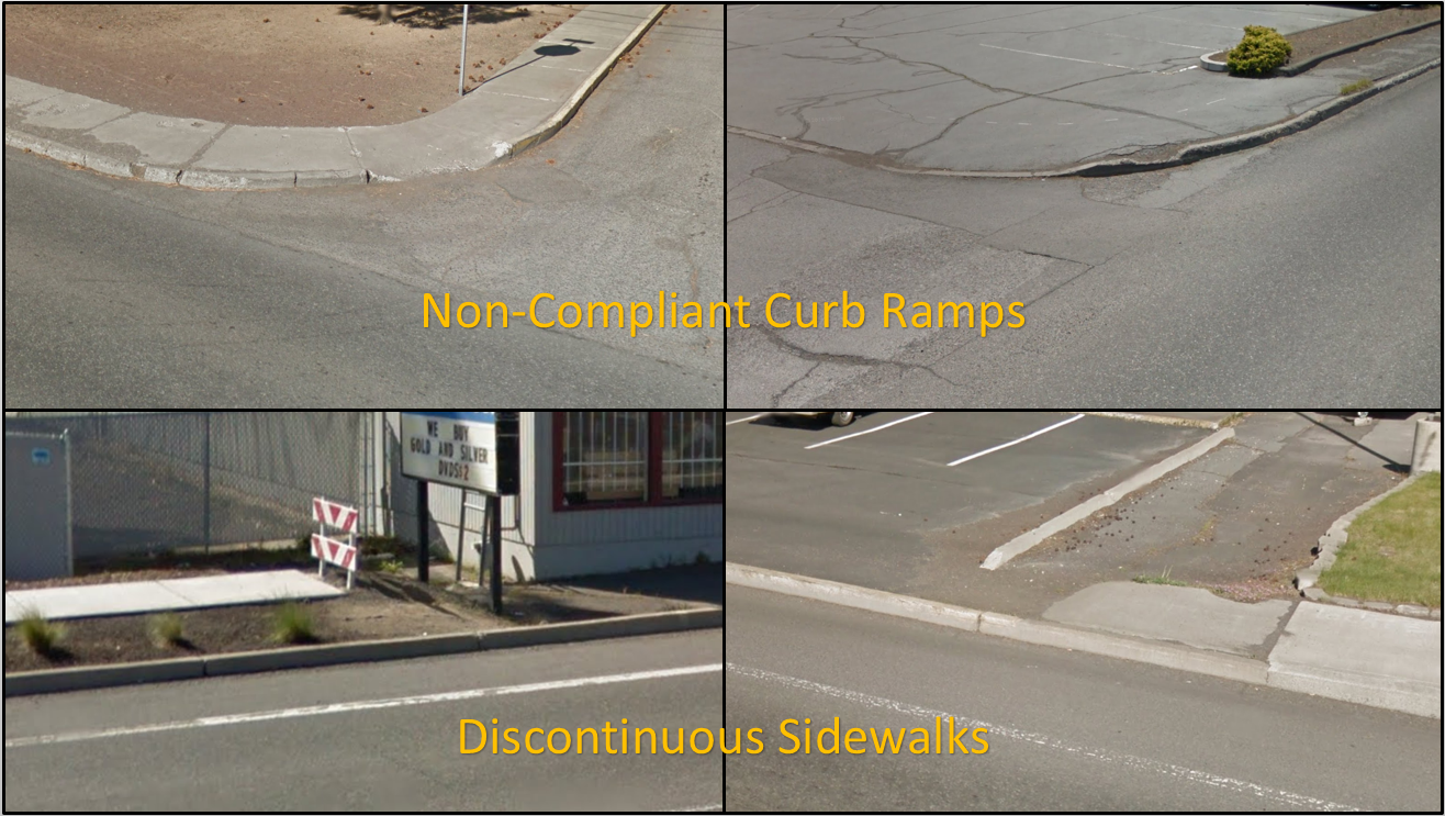 3rd St incomplete sidewalks