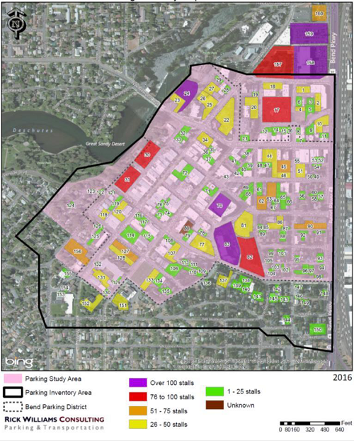 Downtown Study Area map