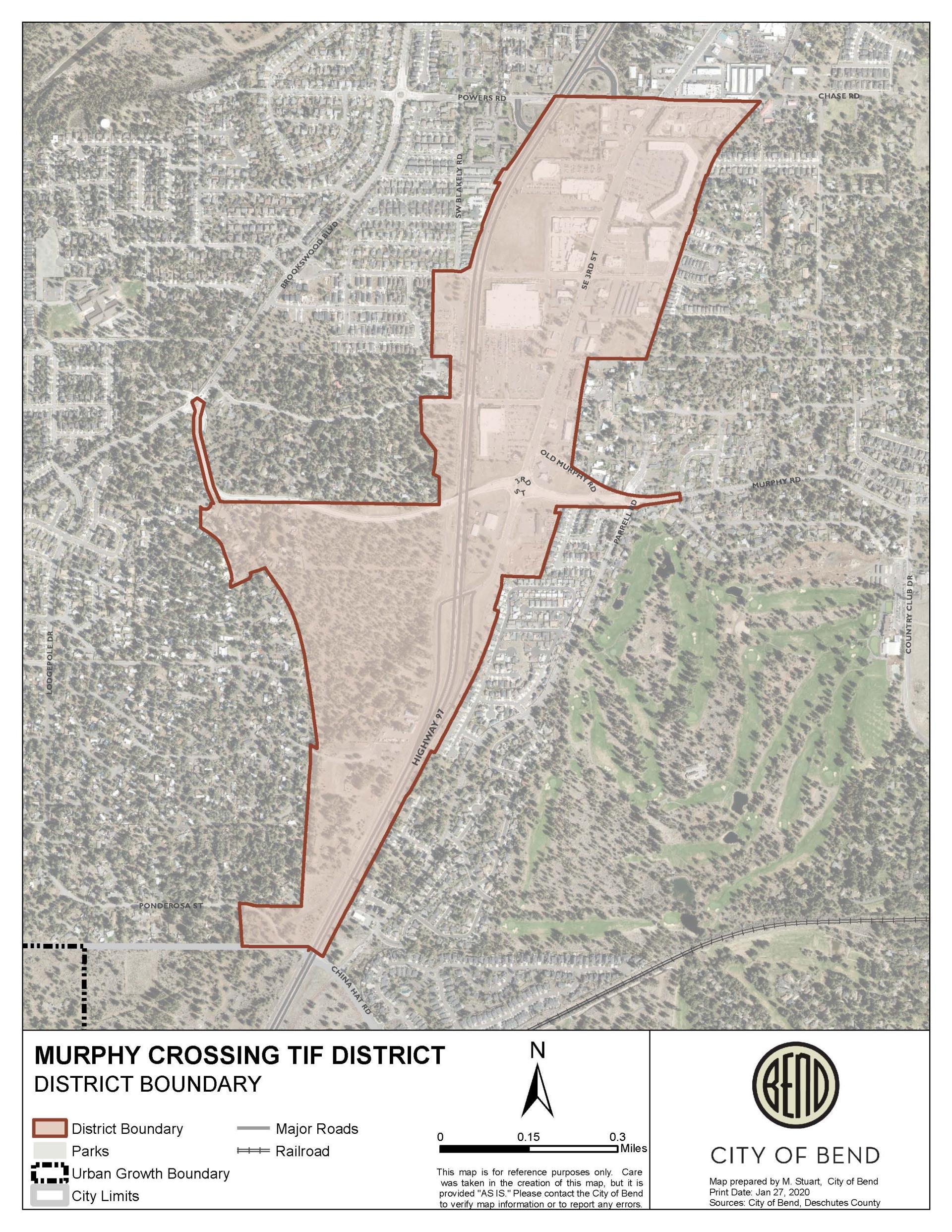 Murphy Crossing Urban Renewal Area Boundary