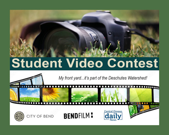 Graphic of a camera and reel with contest details.