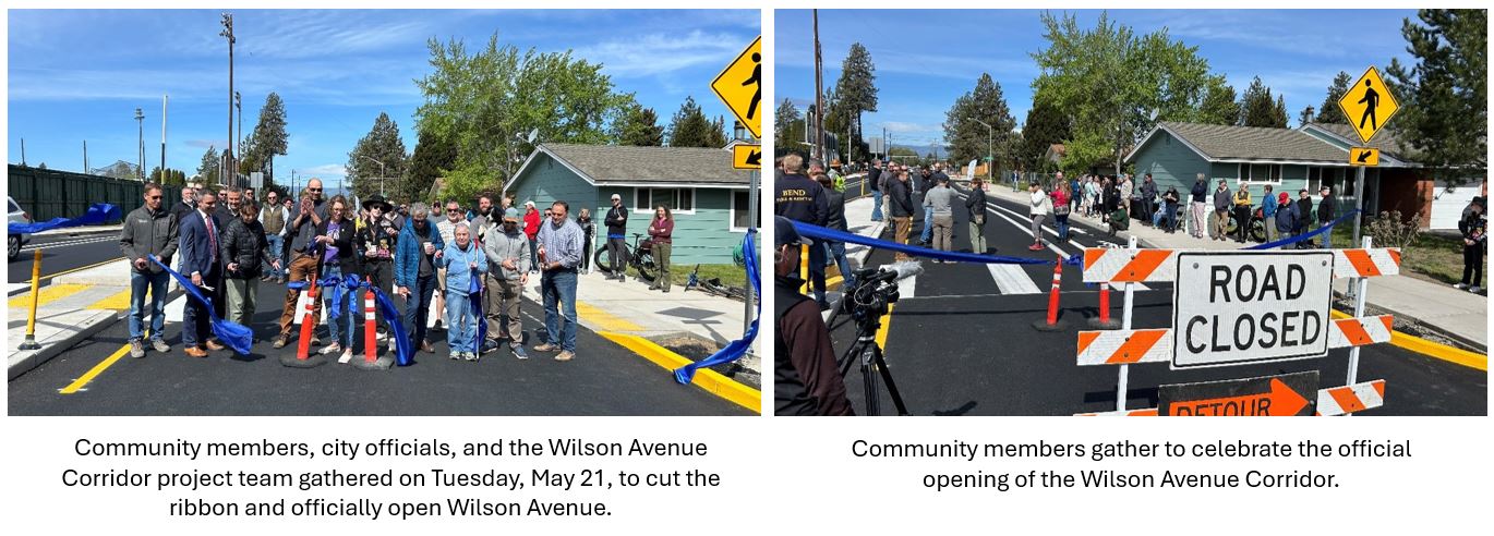 Officials and community members gather for Wilson Project Ribbon Cutting