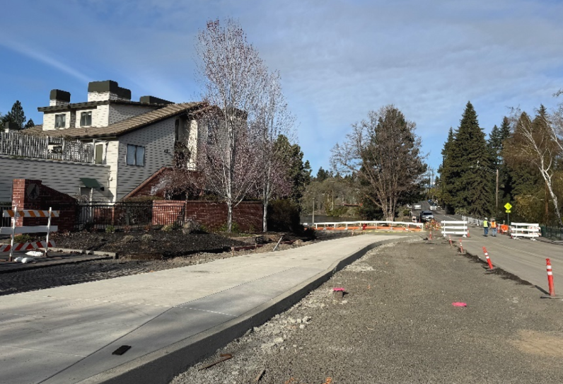 New shared us path along NW Portland Avenue