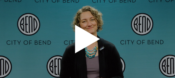 Mayor Melanie Kebler Play button for video