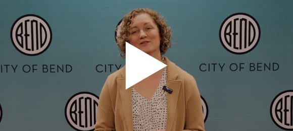 Mayor Melanie Kebler Play button for video