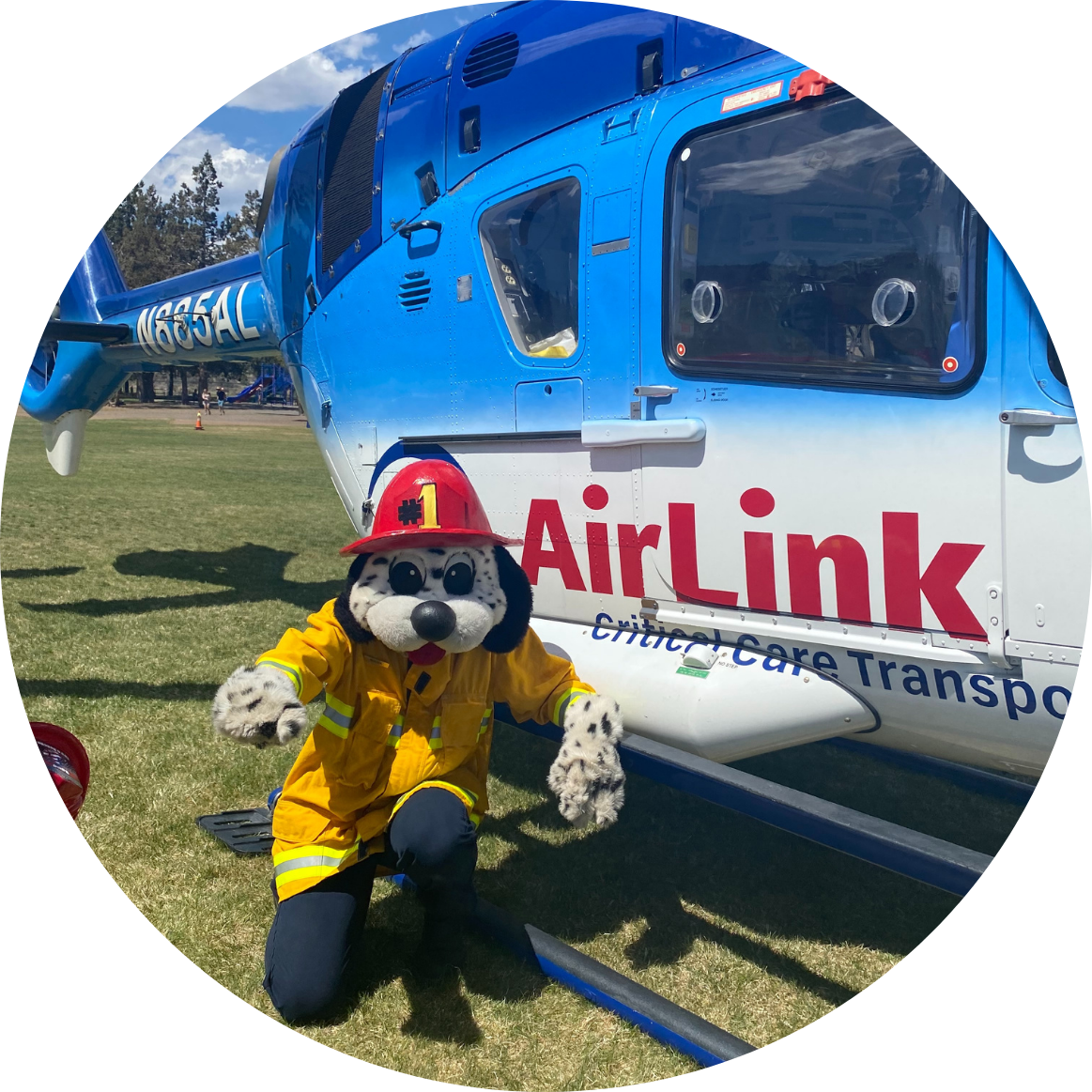AirLink Helicopter with Buster the Fire Dog