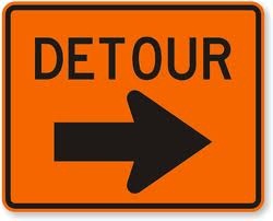 detour sign