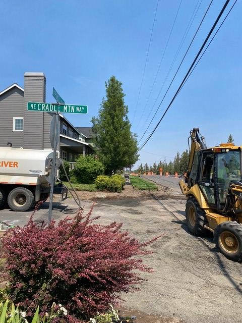 A photo of NE Purcell Blvd and Cradle Mountain Way.