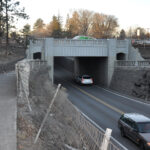 Franklin underpass looking west