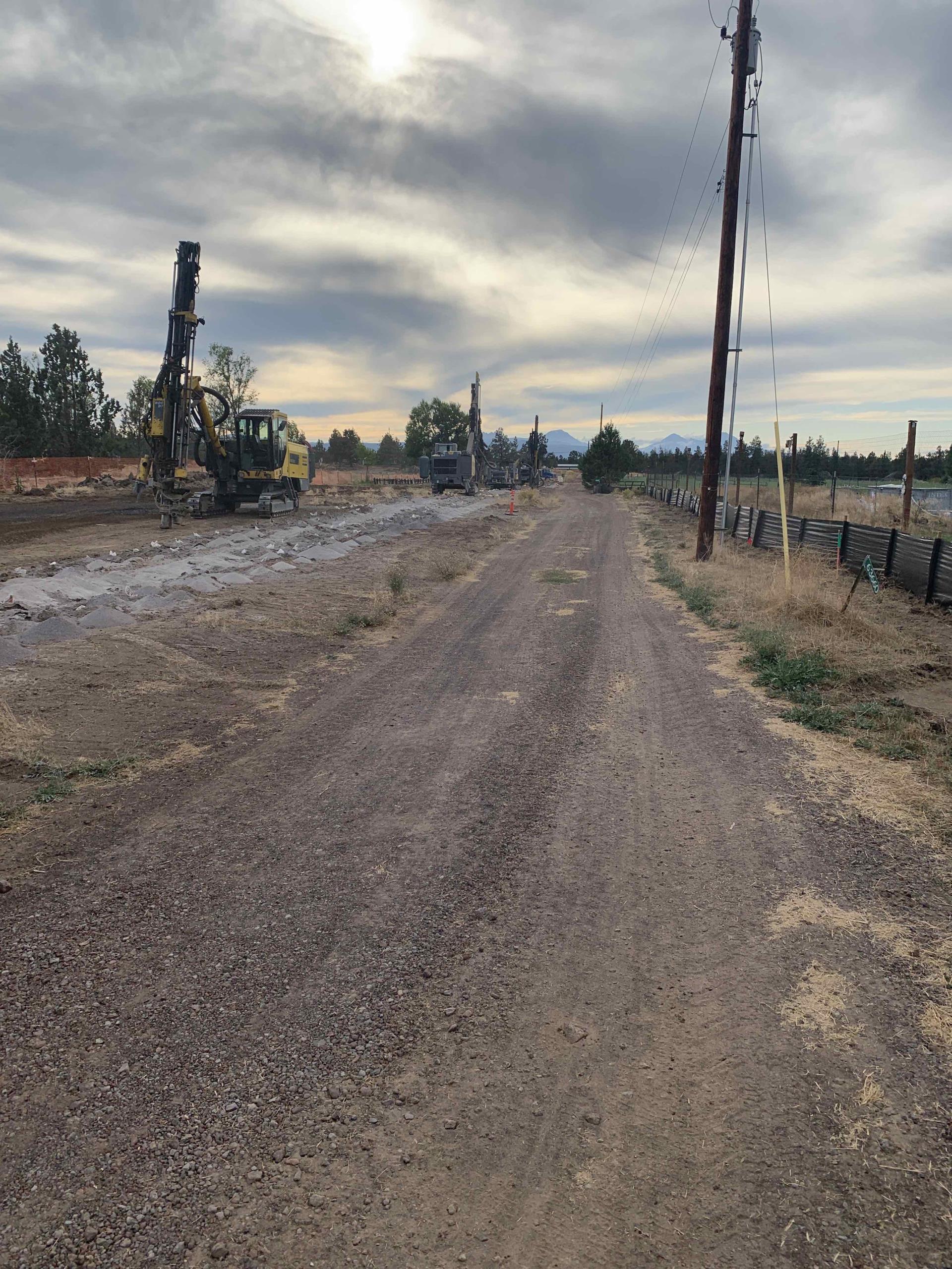 Gentry Loop looking west
