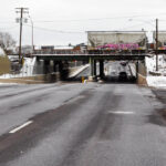 Greenwood Ave underpass looking west