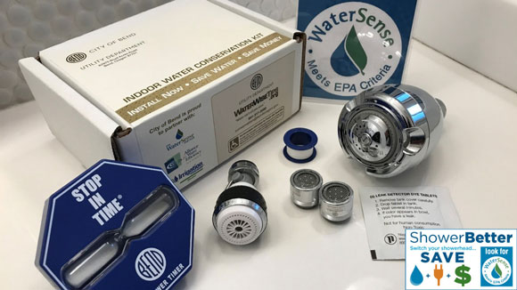 Indoor water conservation kit