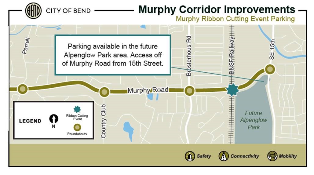 Murphy ribbon cutting parking map 