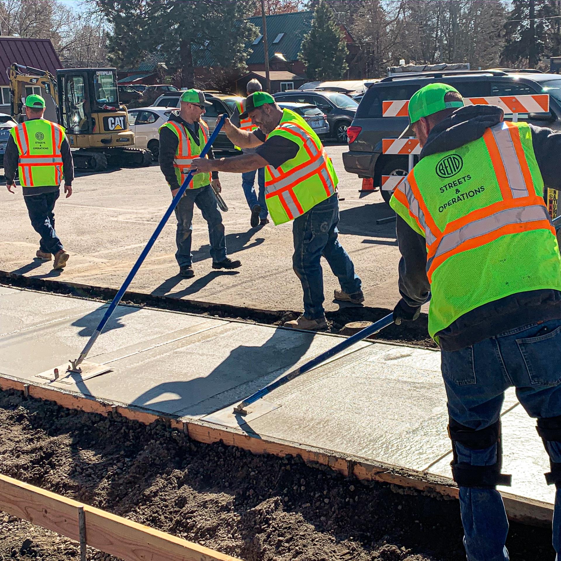 Deschutes River in the fall with sun rising over a path.