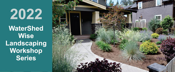 Landscaped front yard.