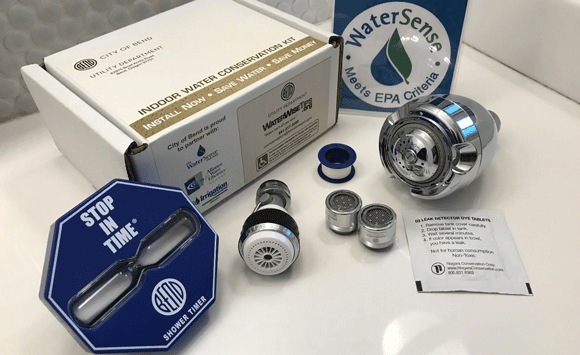 Indoor Water conservation kit.