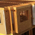 Apartment complex under construction.