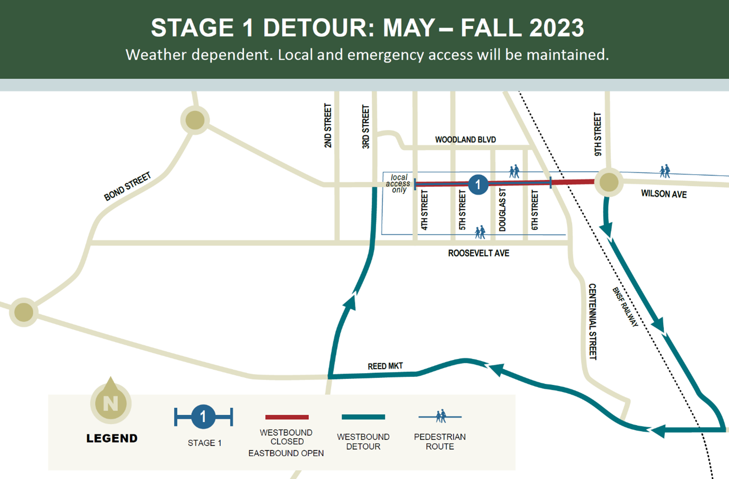 stage 1 detour may-fall 2023