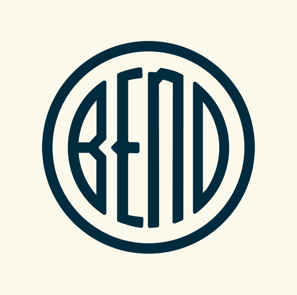The logo uses the word Bend and is surrounding by a circle.