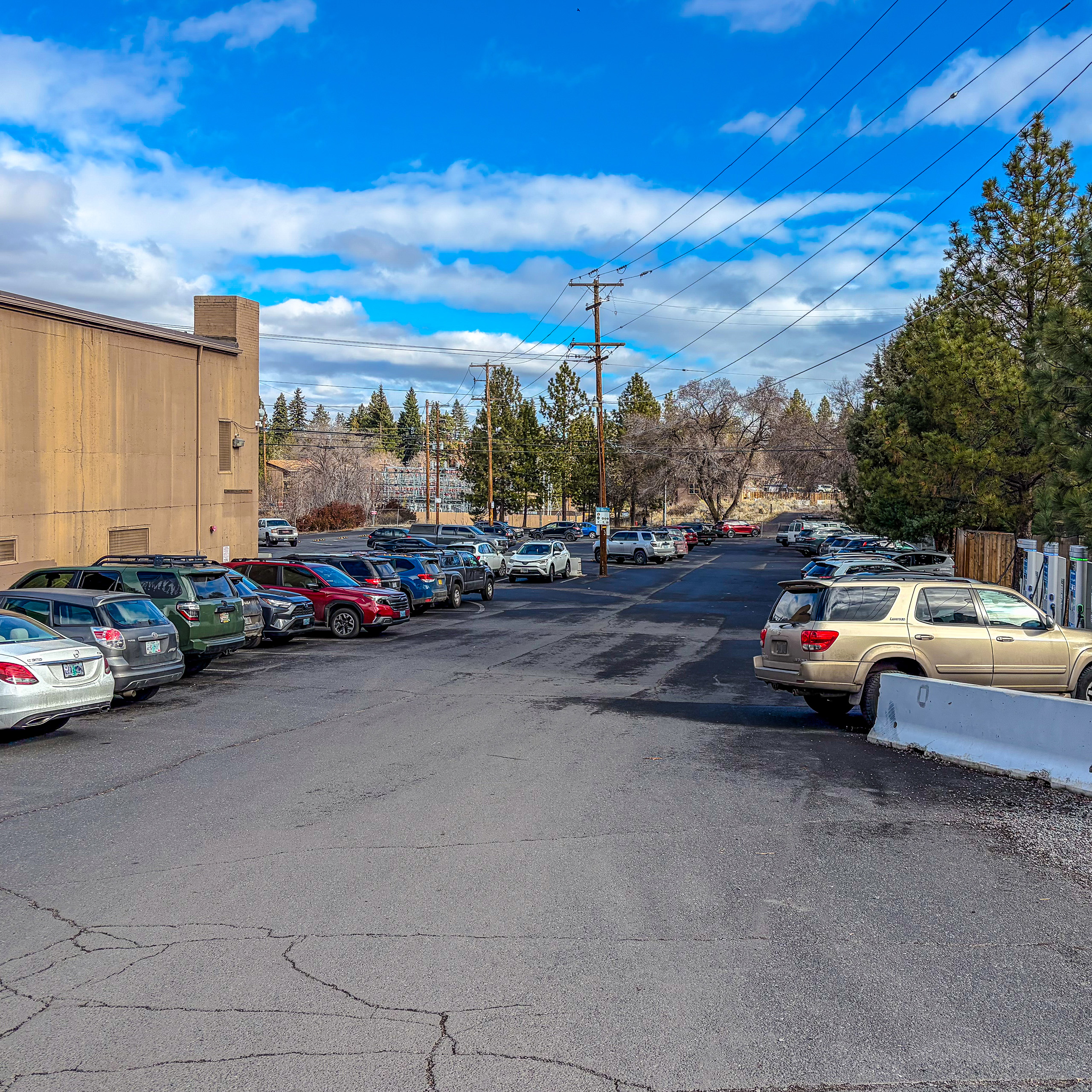 Newport Ave. parking lot.