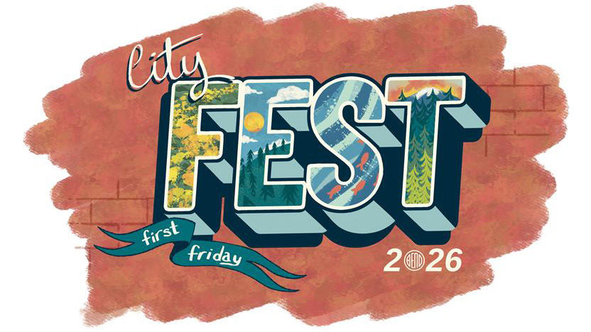 The words, CitytFest, displayed as a mural on a brick wall illustration.