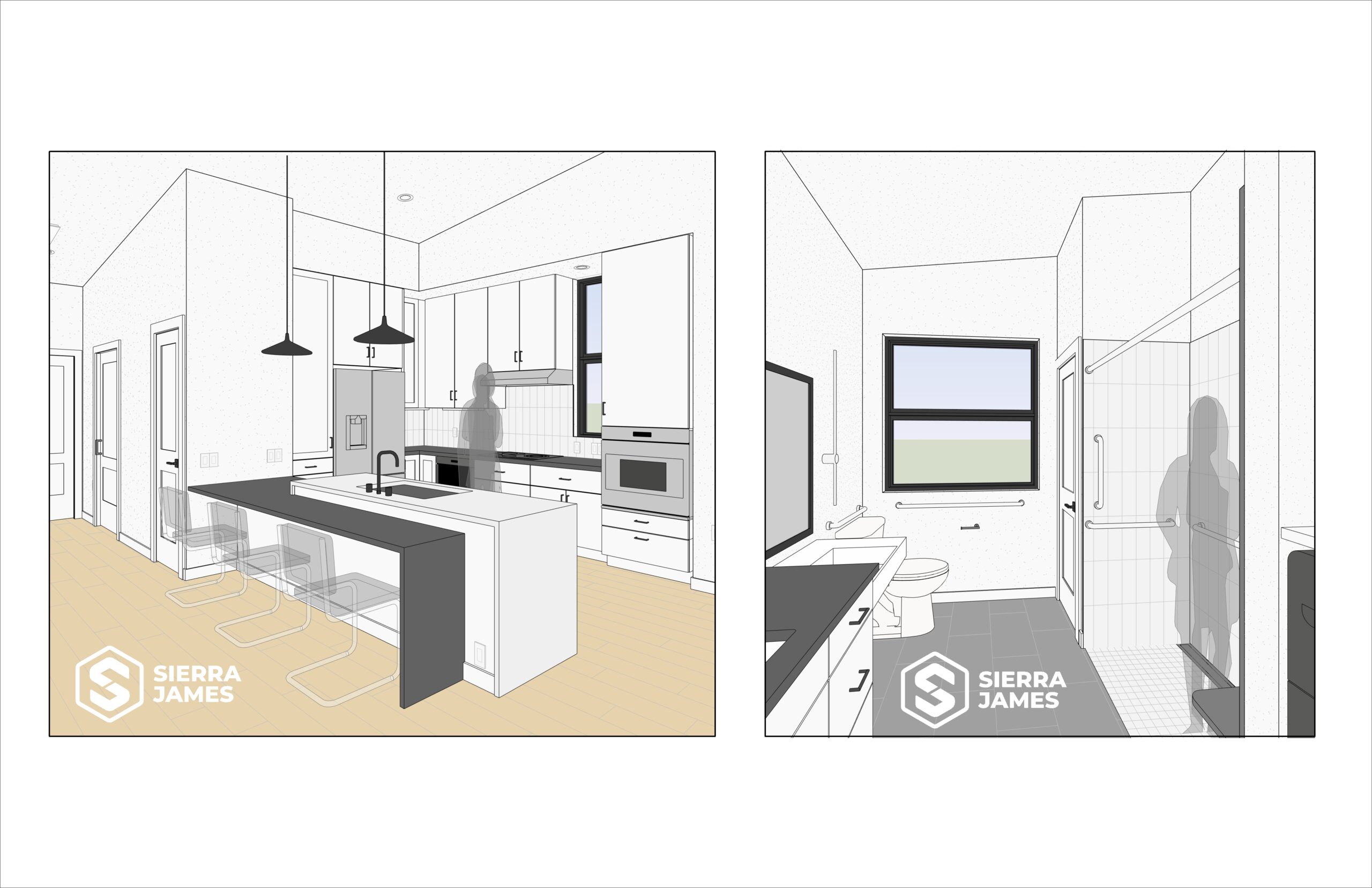 2026-04-14 Cascade Cottage - Sheet - C6 - INTERIOR BATH & KITCHEN