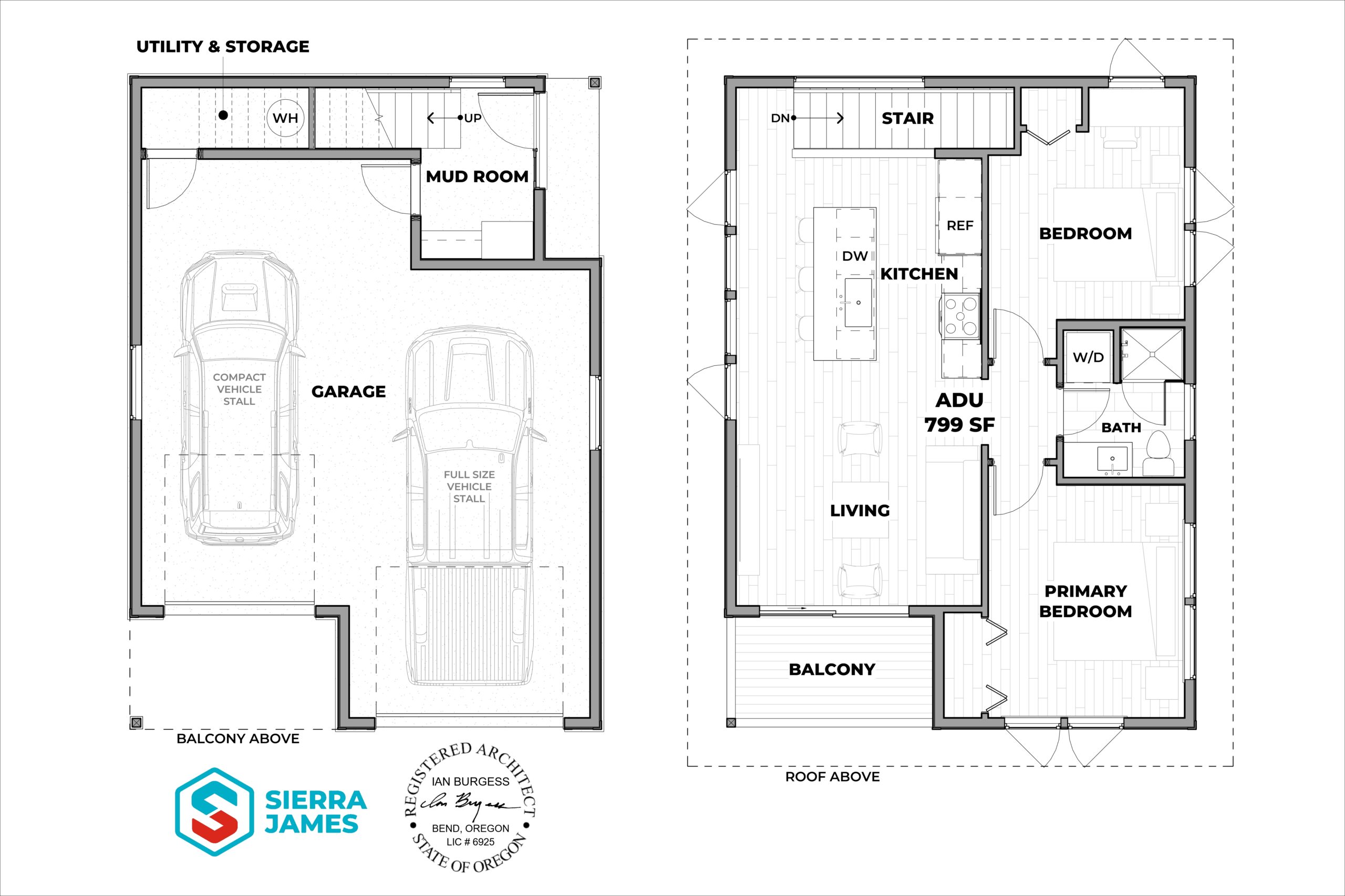A two-dimensional, aerial view of the floor plan for this unit