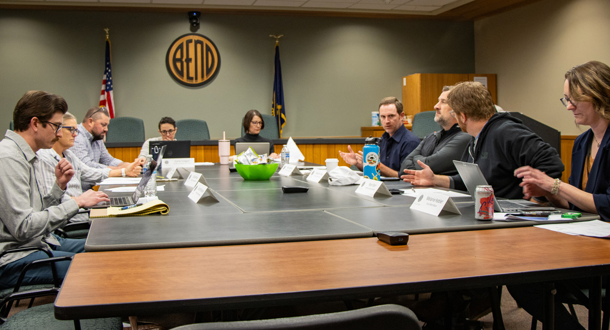 Meeting being conducted in Council Chambers at City Hall.