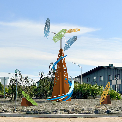 Decorative artwork.