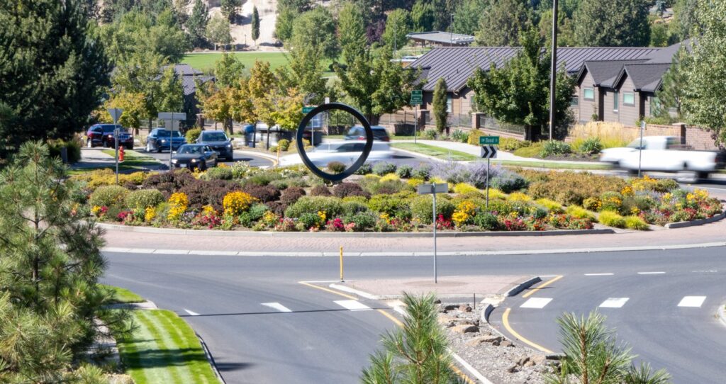 Bond/Brookswood and Reed Market Roundabout