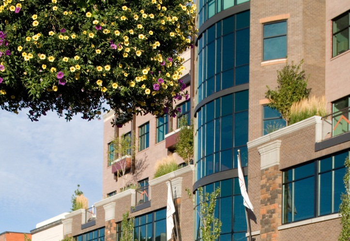 Large building in downtown Bend.